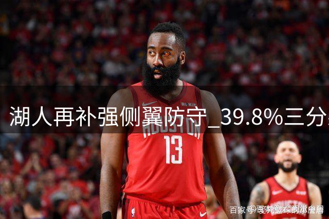 湖人再补强侧翼防守 39.8%三分射手塞布尔加盟